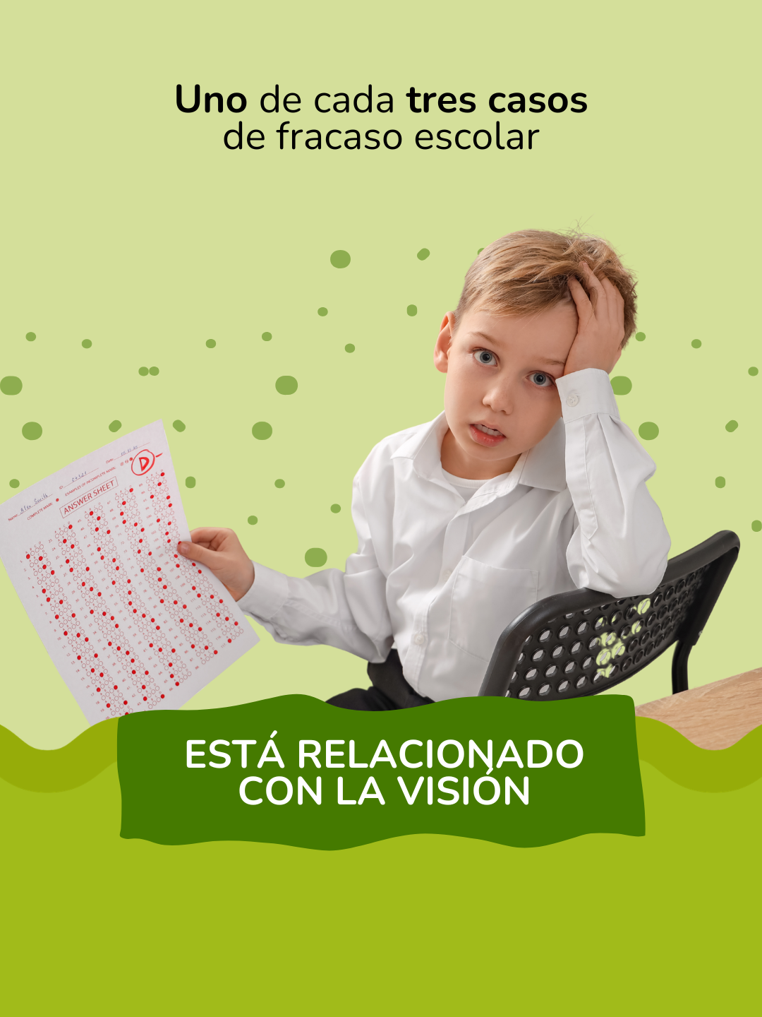 Uno de cada tres casos de fracaso escolar está relacionado con la visión