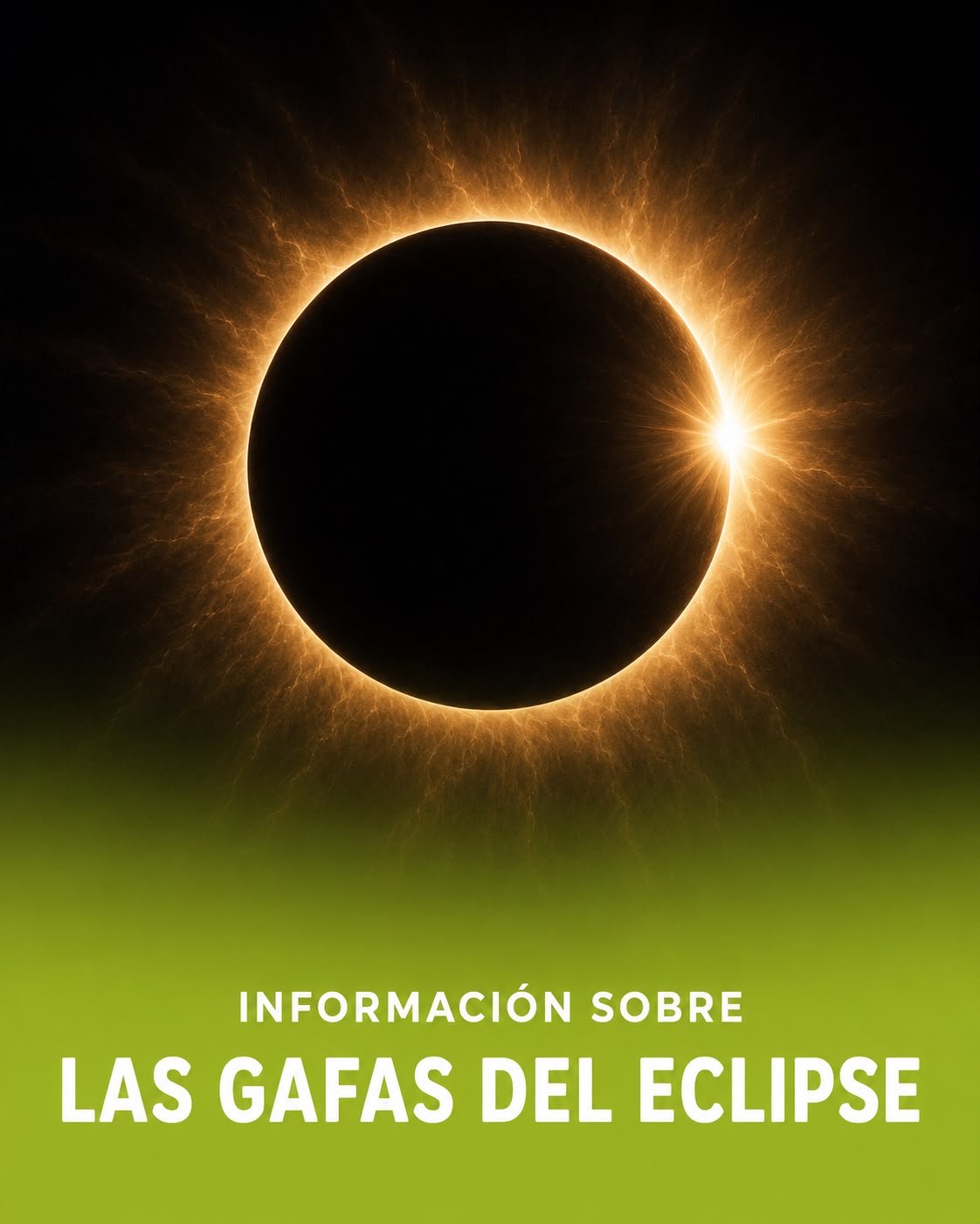 Aviso importante · Gafas de eclipse